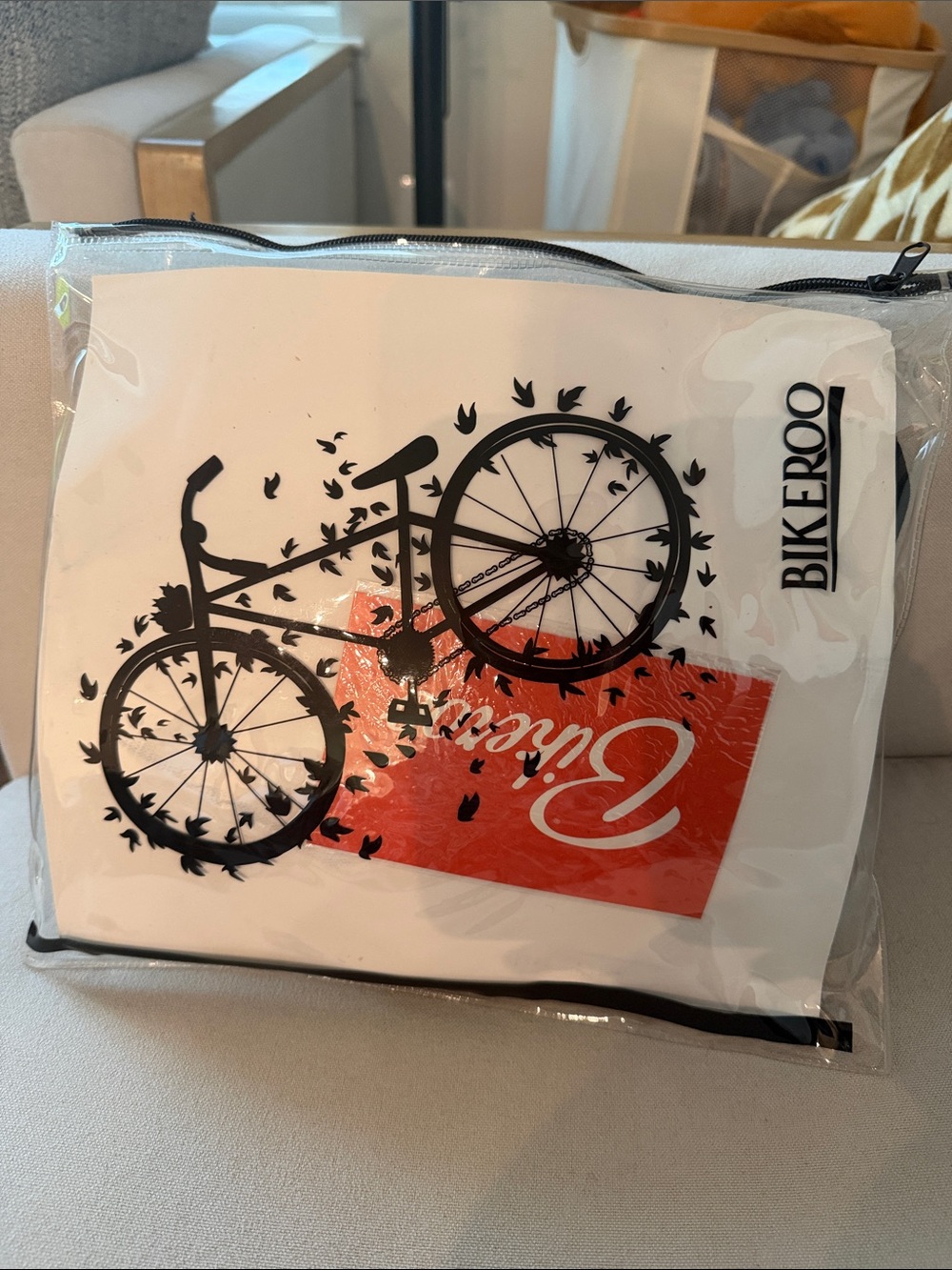 BIKEROO Bikeroo Large Exercise Gel Bike Saddle Seat Cushion Cover